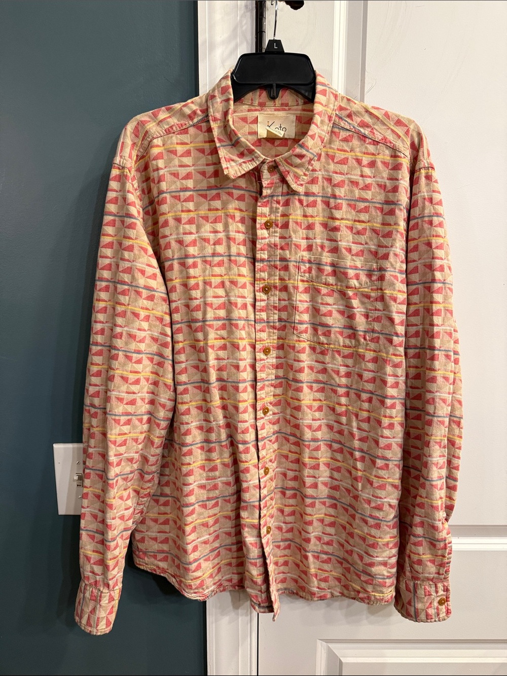 Koto Men’s Long Sleeve Button Down Shirt